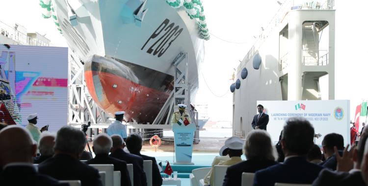 OPV 76 Açık Deniz Karakol Gemileri’nin Denize İndirme Töreni Gerçekleşti